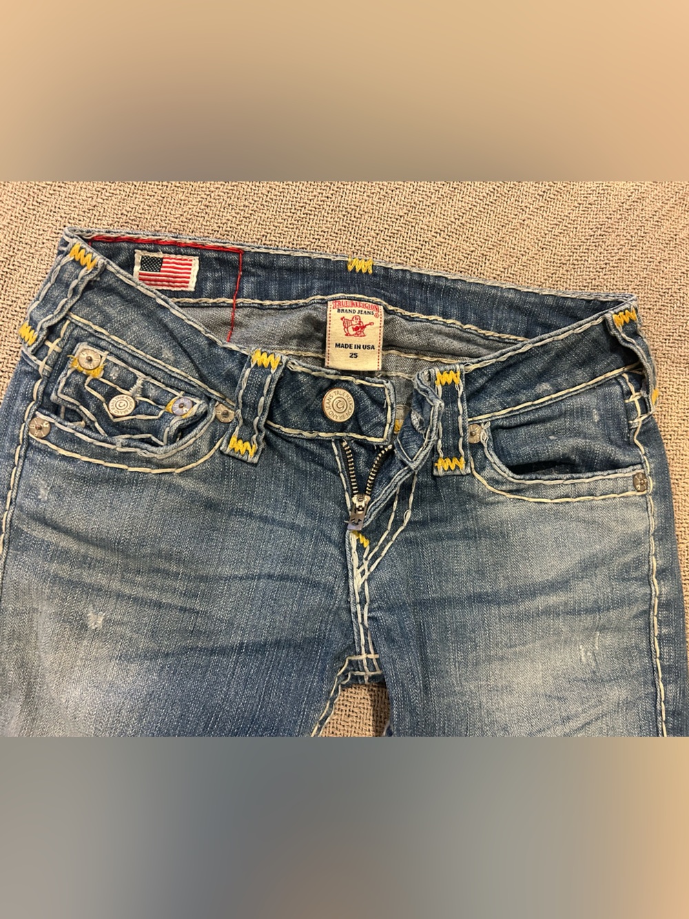 Y2K authentic True Religion Billy bootcut jeans